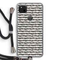 Crazy shapes: Pixel 4a Transparant Hoesje met koord
