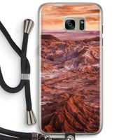Mars: Samsung Galaxy S7 Edge Transparant Hoesje met koord