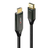 LINDY 40932 DisplayPort-kabel DisplayPort / HDMI Adapterkabel DisplayPort-stekker, HDMI-A-stekker 3.00 m Zwart - thumbnail