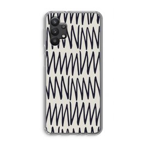 Marrakech Zigzag: Samsung Galaxy A32 5G Transparant Hoesje
