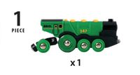 Brio 33593000 Groene locomotief Gustav (batterij) - thumbnail