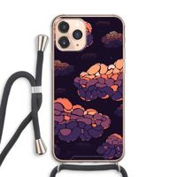 Patroon Wolken: iPhone 11 Pro Max Transparant Hoesje met koord