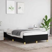 Bedframe zonder matras 120x190 cm stof zwart - thumbnail