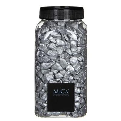 Mica Decorations decoratie steentjes - zilver - 1 kilo - 650ml - hobby steentjes Mica Decorations decoratie steentjes - zilver - 1 kilo - 650ml - hobby steentjes