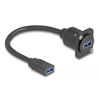 D-Type USB 5 Gbps Cable Type-A female to Type-A female Kabel