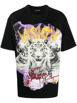 Vision Of Super t-shirt en coton à imprimé graphique - Noir