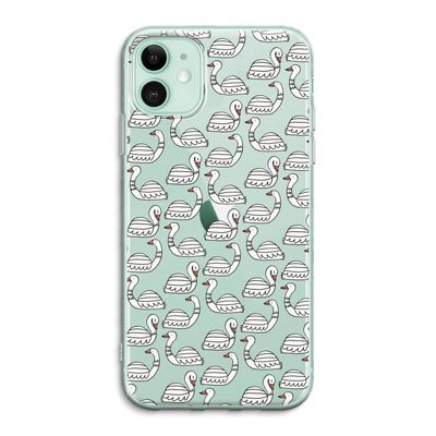 Zwanen: iPhone 11 Transparant Hoesje