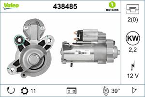 Startmotor / Starter NIEUW DEEL VALEO, Spanning (Volt)12V, u.a. für Ford, Volvo