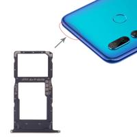 SIM-kaart lade + SIM-kaart lade/micro SD-kaart lade voor Huawei P Smart + 2019 (zwart)