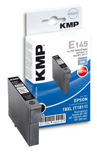 KMP Inktcartridge vervangt Epson 18XL, T1811 Compatibel Zwart E145 1622,4001