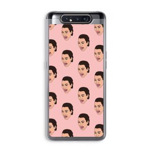 Ugly Cry Call: Samsung Galaxy A80 Transparant Hoesje