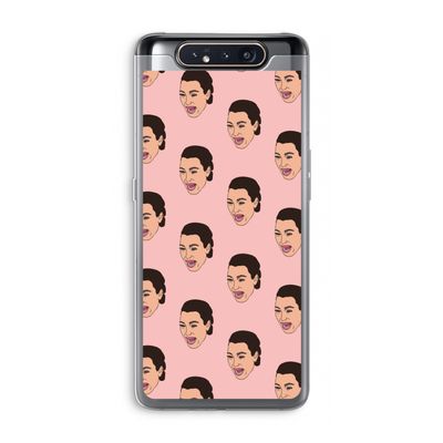 Ugly Cry Call: Samsung Galaxy A80 Transparant Hoesje