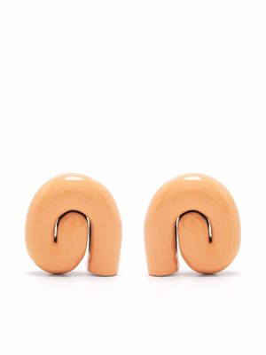 Uncommon Matters boucles d'oreilles Nimbus à design épais - Tons neutres