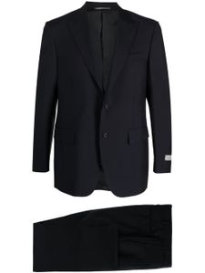 Canali costume à veste à simple boutonnage - Bleu