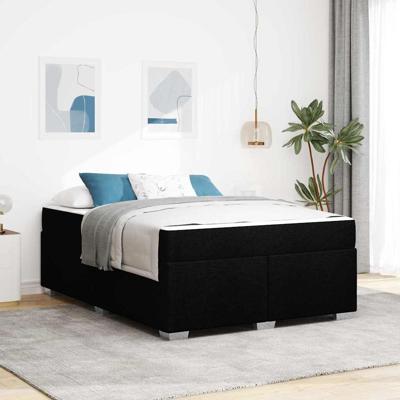 Bedframe Zwart 160 x 200 cm Stof