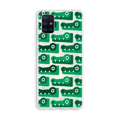 Crocs: Galaxy A51 4G Transparant Hoesje