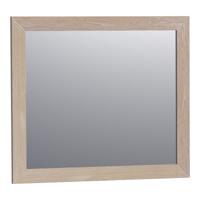 Brauer Citrine Spiegel - 80 cm - Rechthoekig - Lamellen - Eiken Wit Frame