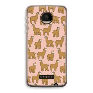 Alpacas: Motorola Moto Z Force Transparant Hoesje