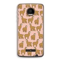 Alpacas: Motorola Moto Z Force Transparant Hoesje