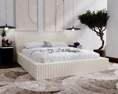 Opberg Bed Tino met Ribstof