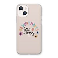 Happy days: iPhone 13 mini Transparant Hoesje
