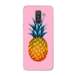 Grote ananas: Samsung Galaxy A6 Plus (2018) Transparant Hoesje