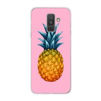 Grote ananas: Samsung Galaxy A6 Plus (2018) Transparant Hoesje Grote ananas: Samsung Galaxy A6 Plus (2018) Transparant Hoesje