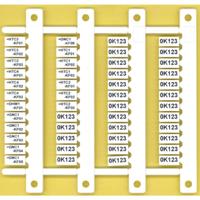 Finder 060.48 Markeerlabel Wit 48 stuk(s)