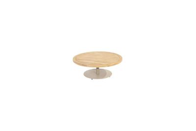 Volta teak salontafel centrale poot latte 80 cm dia. H30 cm 4SO - 4so