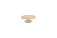 Volta teak salontafel centrale poot latte 80 cm dia. H30 cm 4SO - 4so