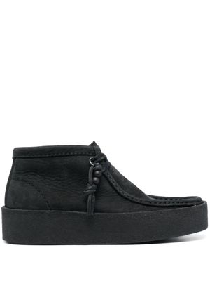 Clarks bottines en daim à lacets - Noir