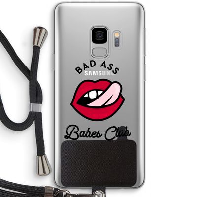 Badass Babes Club: Samsung Galaxy S9 Transparant Hoesje met koord