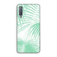 Palmbladeren: Samsung Galaxy A7 (2018) Transparant Hoesje