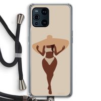 Let's get salty: Oppo Find X3 Transparant Hoesje met koord