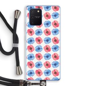 Klaproosjes: Samsung Galaxy Note 10 Lite Transparant Hoesje met koord