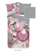 HIP Dekbedovertrek "mandala&apos;s en magnolia bloemen" - Multi - (155x220 cm) - Katoen Flanel