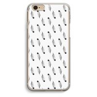 Pluimen: iPhone 6 / 6S Transparant Hoesje