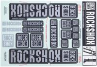 ROCKSHOX Decal set grey