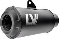 LeoVince geluiddemper "sbk lv-10 full black" schalld leo slipon lv-10 sw