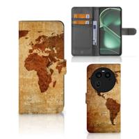 OPPO Find X6 | Flip Cover | Wereldkaart