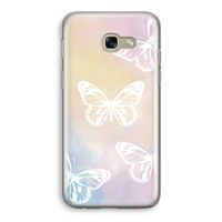White butterfly: Samsung Galaxy A5 (2017) Transparant Hoesje