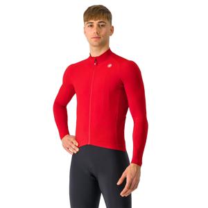 Castelli Aero race lange mouw jersey rich red heren XXL