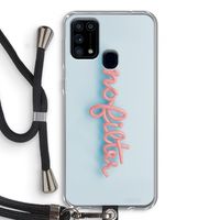 #nofilter: Samsung Galaxy M31 Transparant Hoesje met koord