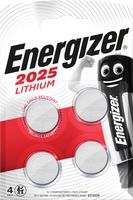 Energizer knoopcellen lithium CR2025, blister van 4 stuks