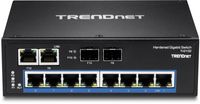 Trendnet TI-G102 netwerk-switch Gigabit Ethernet (10/100/1000) Zwart - thumbnail