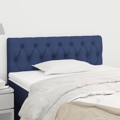 Hoofdbord 90x7x78/88 cm stof blauw