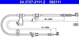 Handremkabel 24372721112