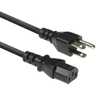 ACT Netsnoer USA connector - C13 zwart 1,8 m