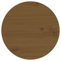 Tafelblad 30x2,5 cm massief grenenhout bruin