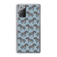 Zebra: Samsung Galaxy Note 20 / Note 20 5G Transparant Hoesje